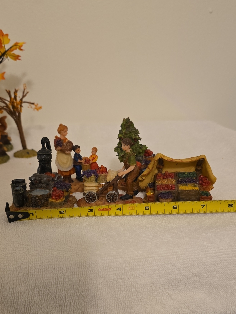 Set of 9 Vintage Fall Harvest Village Figurines - Picture 15 of 16